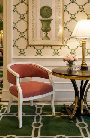 Upholstered Hotel Lobby Chair