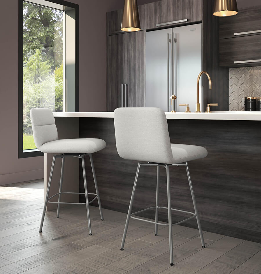 Amisco's Tully Bar Stools - Curves as a Kitchen Trend