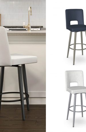 Amisco's Bryana Custom Made Bar Stool with High Back