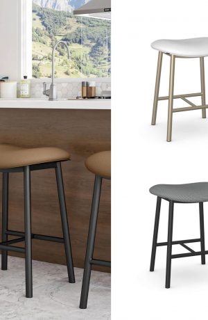 Amisco's Willo Custom Made Backless Bar Stool