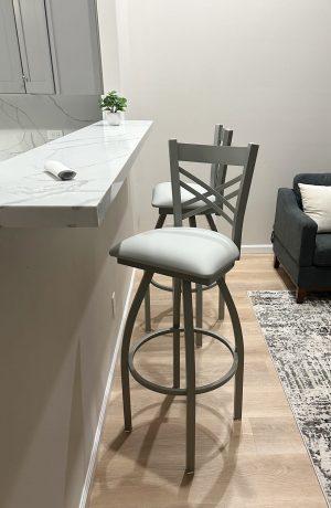 Holland's 820 Catalina 36" Swivel Bar Stools in Customer's Kitchen