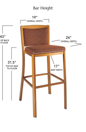 Bar Height Dimensions