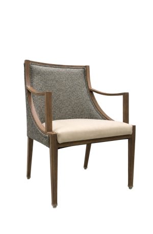 Brown Modern Arm Chair - Contract Grade - IH Seating - Lexa