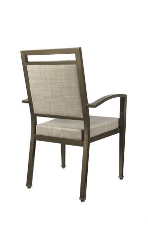 IH Seating Aiden Bronze Dining Arm Chair - Back View