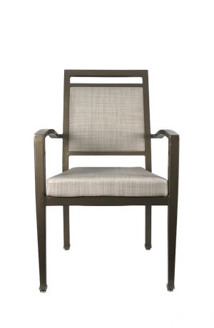IH Seating Aiden Bronze Dining Arm Chair - Front View