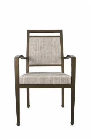 IH Seating Aiden Bronze Dining Arm Chair - Front View