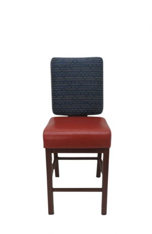 IH Seating Chandler Comfortable Wood Grain Upholstered Bar Stool - Front View