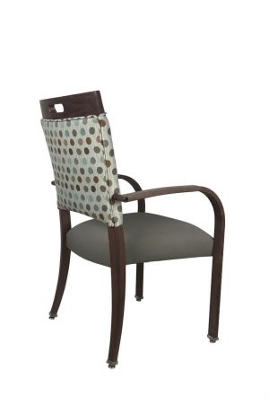 IH Seating Charlotte Bronze Dining Arm Chair - Back View