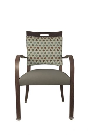 IH Seating Charlotte Bronze Dining Arm Chair - Front View