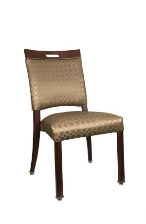 IH Seating Charlotte Brown Dining Chair with Handle Back