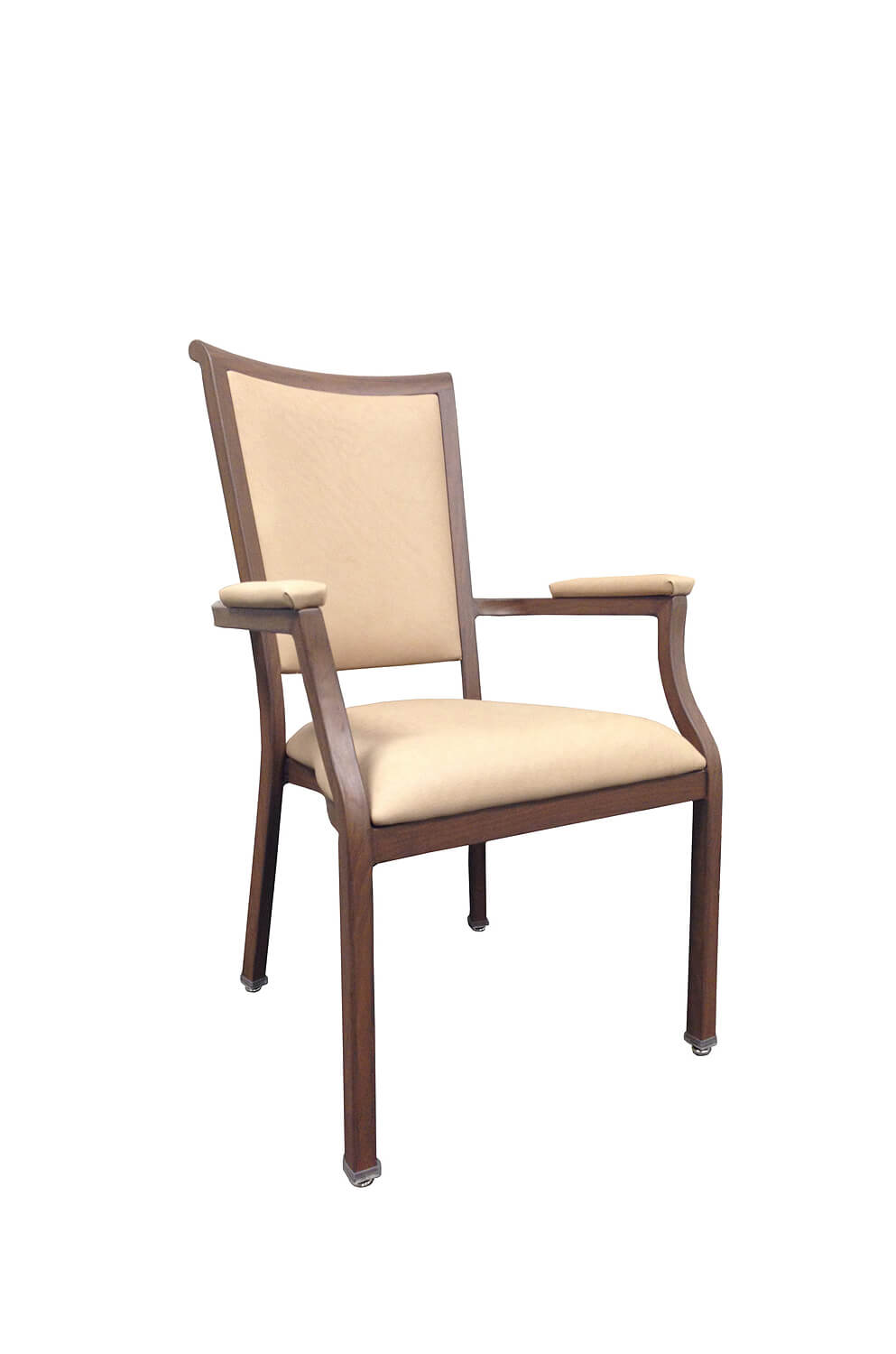 IH Seating Julian Classic Walnut Dining Chair with Arms