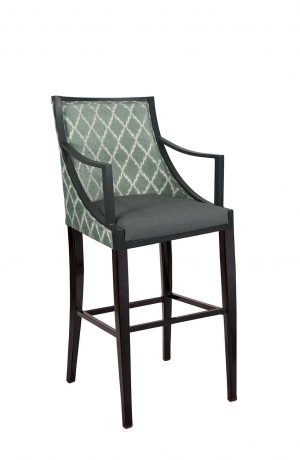 IH Seating Lexa Transitional Bar Stool with Back and Arms