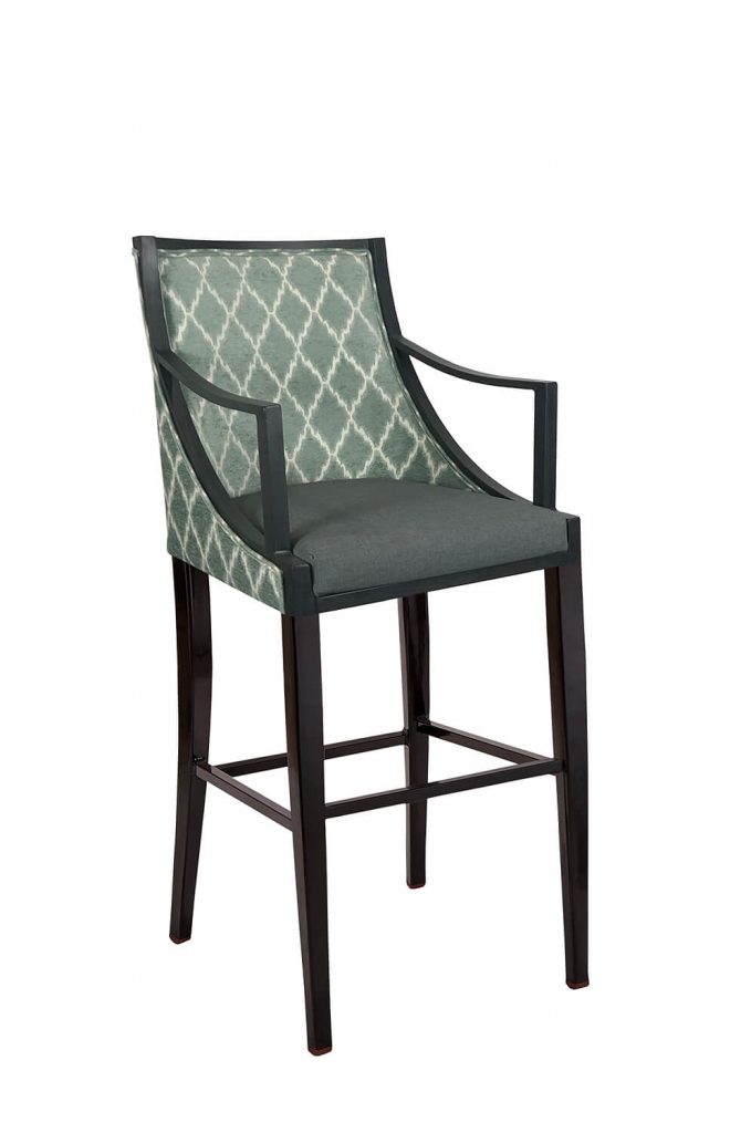 IH Seating Lexa Transitional Bar Stool with Back and Arms