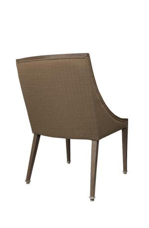 IH Seating Lexa Brown Dining Side Chair in Wood Grain Finish - Back View