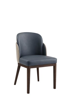 Upholstered Blue Contract Grade Side Chair