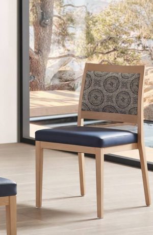 IH Seating Claire #3 Modern Wood Grain Dining Chair