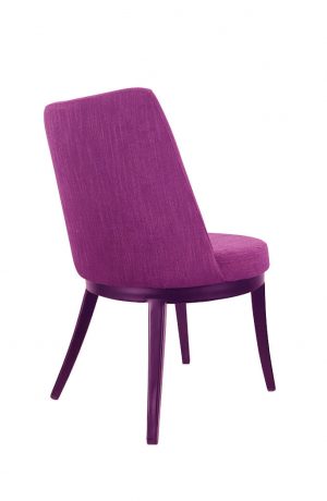 IH Seating Pulse Modern Pink Dining Chair with Curved Back - View of Back