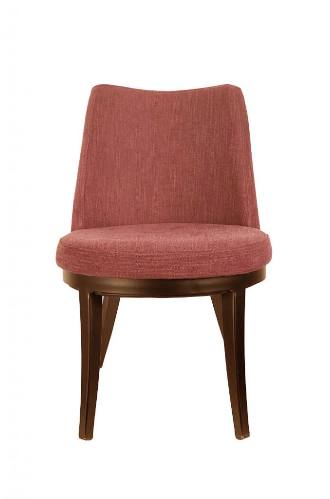 IH Seating Pulse Modern Salmon Pink Dining Chair