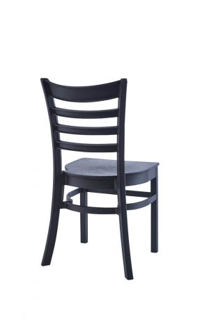 IH Seating Skye Outdoor Black Dining Chair with Ladder Back