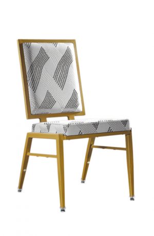 IH Seating Sundance Modern Dining Chair in Gold - Front View