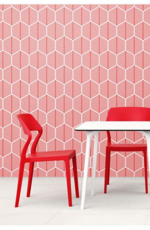 IH Seating Sierra Red Outdoor Dining Chairs