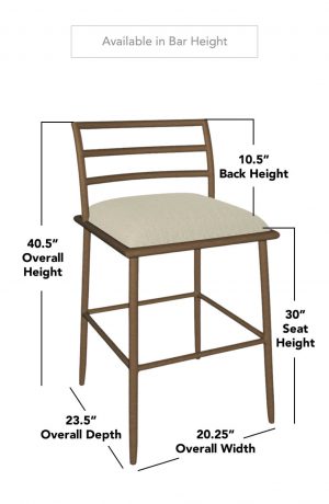 Wesley Allen's Harmony Bar Height Stool