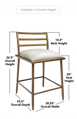 Wesley Allen's Harmony Counter Height Stool