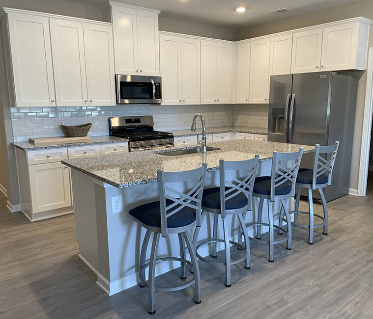 Most Popular Catalina Swivel Bar Stools in Customer's Kitchen