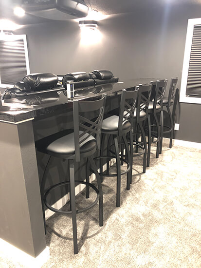 Most Popular Catalina Swivel Bar Stools in Customer's Kitchen