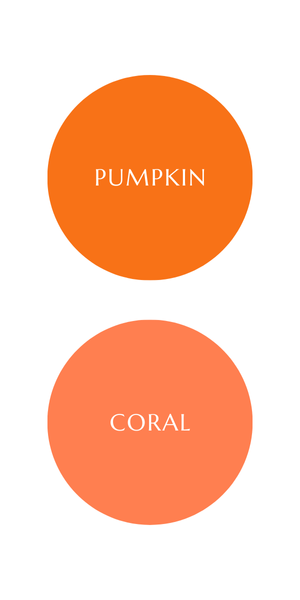 Pumpkin and Coral Colors