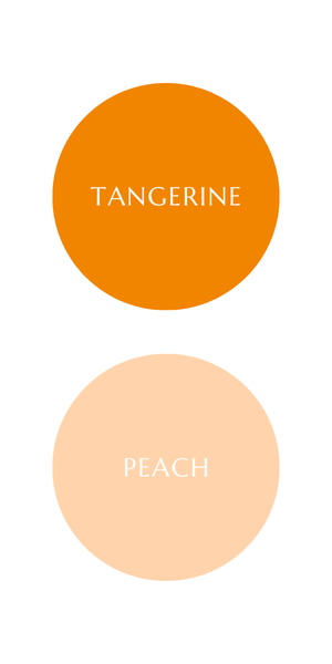 Tangerine and Peach Colors