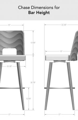Amisco's Chase Bar Height Dimensions