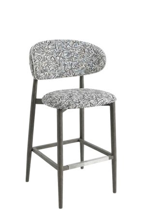 Gray Modern Bar Stool - Contract Grade - IH Seating - Daphne