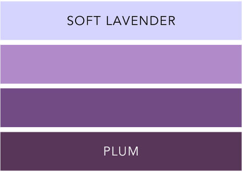 Soft Lavender to Plum Gradient