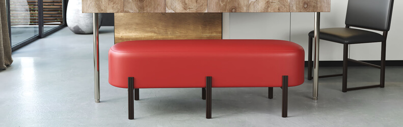 Featuring the Alexa bench by Wesley Allen