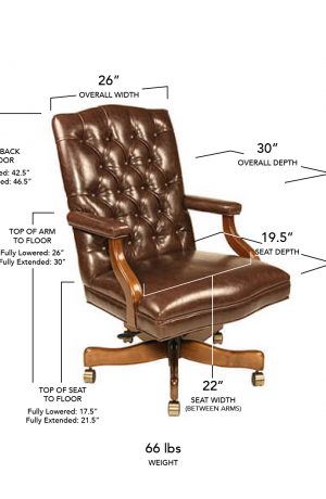 Style Upholstering's 61R Dining Chair Dimensions