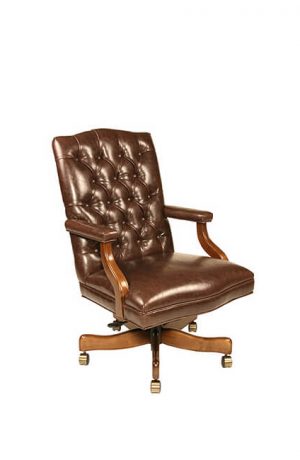 Style Upholstering's 61R Executive Chair with Tufting and Arms