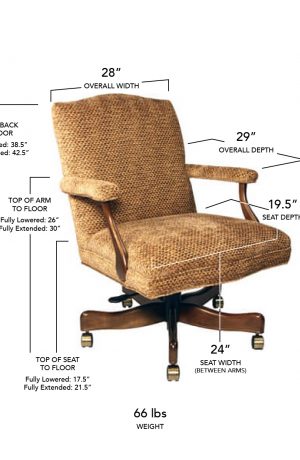Style Upholstering's 62R Dining Chair Dimensions
