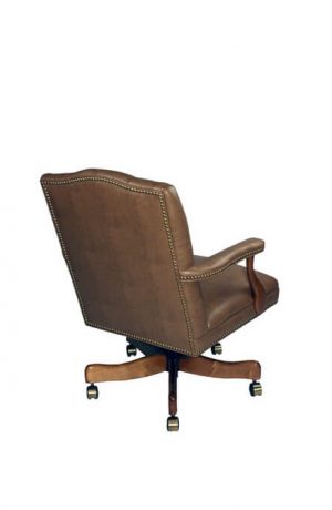 Style Upholstering's 63R Executive Chair with Nailhead Trim and Arms - Back View