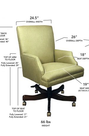 Style Upholstering's 800AS Dining Chair Dimensions