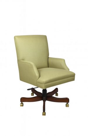 Style Upholstering's 800AS Transitional Executive Chair with Arms and Casters