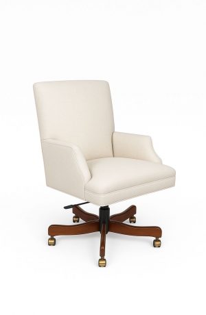 Style Upholstering's 800AS Transitional Executive Chair with Arms and Casters