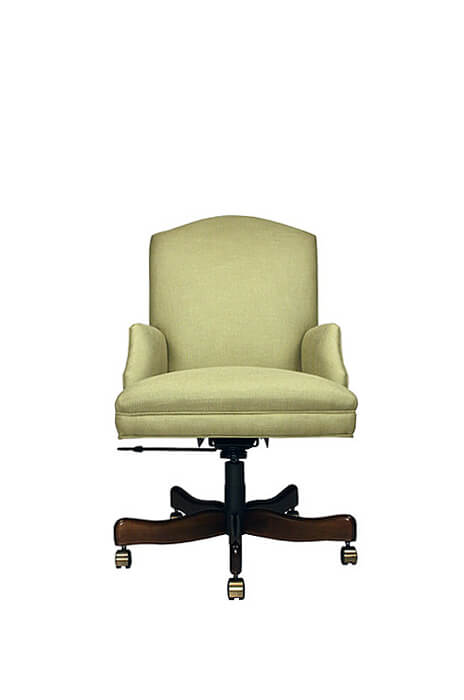 Style Upholstering's 802AS Executive Arm Chair with Casters - Front