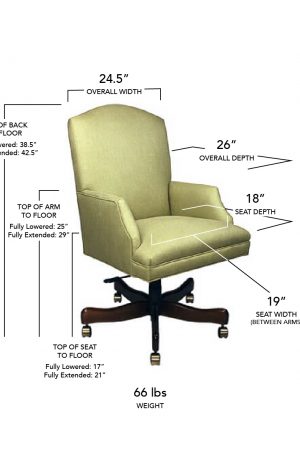 Style Upholstering's 802AS Dining Chair Dimensions