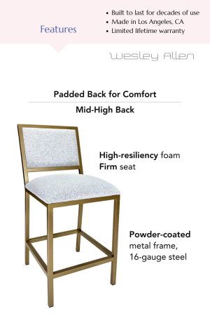 Features of this bar stool