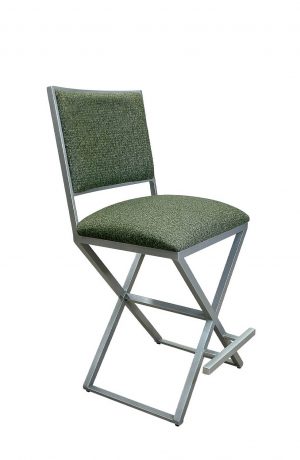 Wesley Allen's Kora Modern Director's Chair Bar Stool in Green