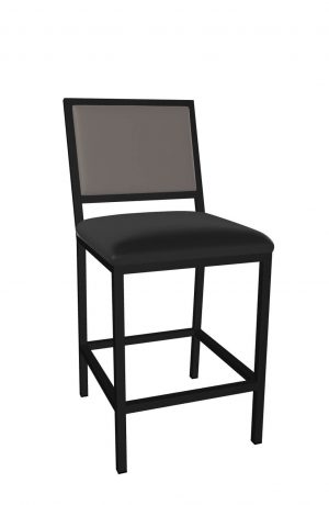 Wesley Allen's Maisy Black Bar Stool with Back
