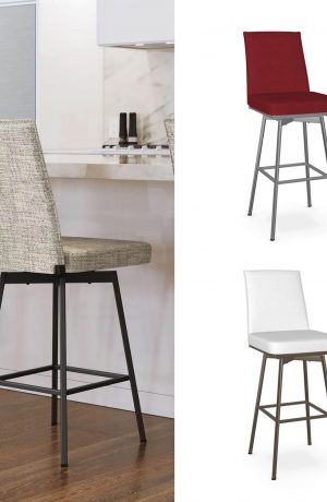 Amisco's Dorian Custom Made Swivel Bar Stool