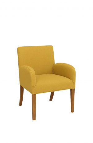 Style Upholstering's 370 Hospitality Yellow Dining Armchair