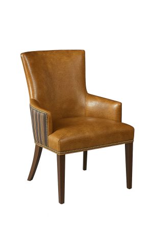 Style Upholstering's #440 Transitional Dining Arm Chair - Front View